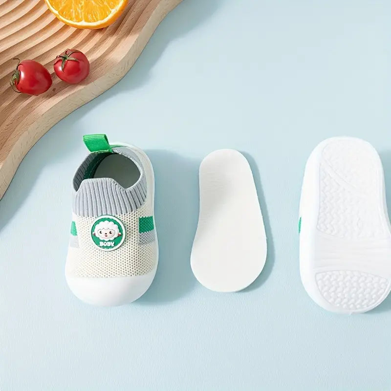 Zapatos tejidos para bebé antideslizantes