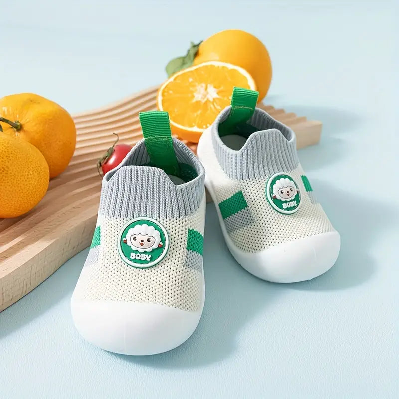 Zapatos tejidos para bebé antideslizantes