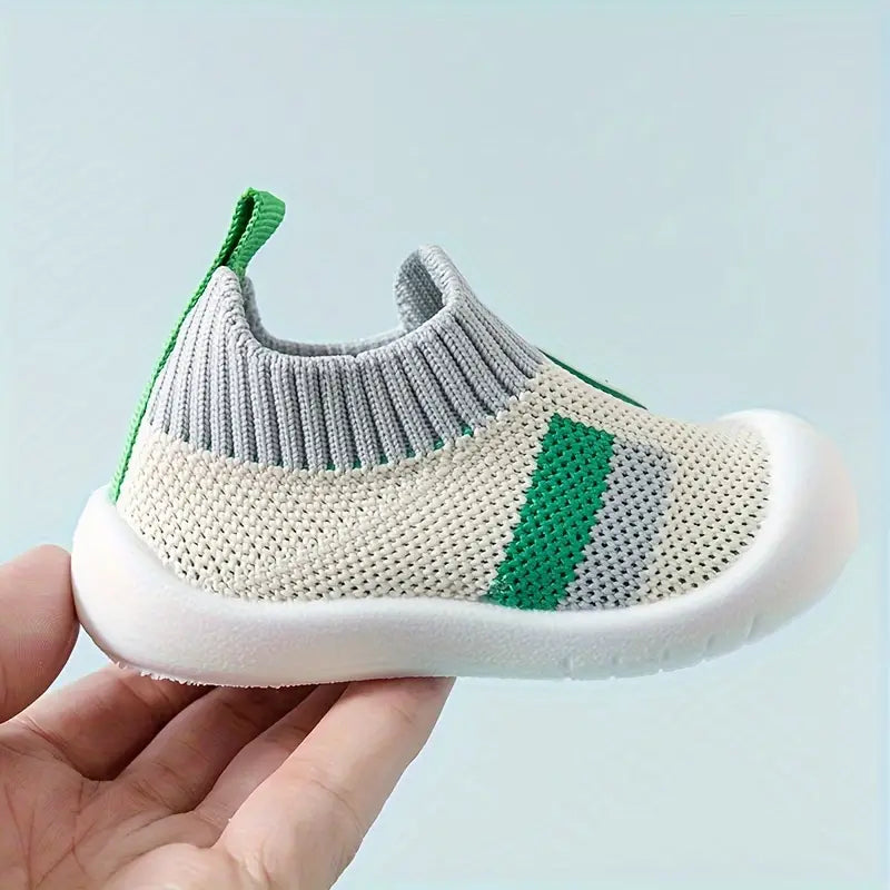 Zapatos tejidos para bebé antideslizantes